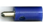Zwergstecker 2,6 mm, blau,