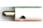 Zwergstecker 2,6 mm, wei,