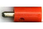 Zwergstecker 2,6 mm, orange,
