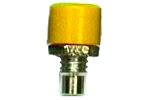 Zwergbuchse 2,6 mm, gelb,