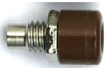 Zwergbuchse 2,6 mm, braun,