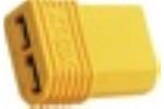 Kurzadapter, XT60-Stecker - T