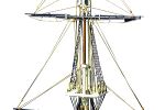 USS Constitution Mast Bausatz