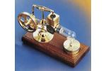 Stirlingmotor Gold montiert