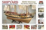 HMS Mercury 1779 Laser Karton