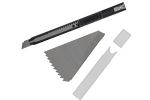 Messer schmal mit 10 Abbrechk