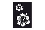 Airbrush Schablone HIBISCUS