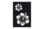Airbrush Schablone HIBISCUS