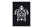 Airbrush Schablone MAORI TURT