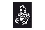 Airbrush Schablone SCORPION
