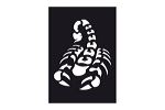 Airbrush Schablone SCORPION