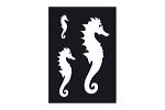 Airbrush Schablone SEA HORSE