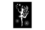 Airbrush Schablone FAIRY