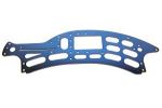 Seitliche Chassisplatte blau