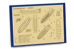 Ruderboot 70 mm Holz/Metallba