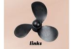 Schiffsschraube L 3-Bl. 40 mm