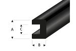 Gummi U-Profil 4x6 mm L=2 m