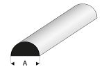 ASA Halbrundstab 6x1000 mm