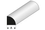 ASA Viertelrundstab 3x330 mm