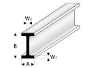 ASA Doppel-T-Profil 2,5x5x100