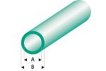 ASA Rohr transparent grn 3x4