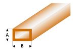 ASA Rechteck Rohr transparent