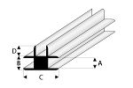 ASA T-Verbindungs Profil 2x10