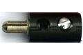 Zwergstecker 2,6 mm, schwarz,