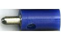 Zwergstecker 2,6 mm, blau,