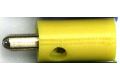 Zwergstecker 2,6 mm, gelb,