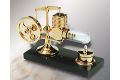 Stirlingmotor gro� Gold monti