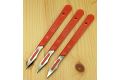 3 Cutter mit Kunststoffgriff