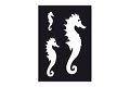 Airbrush Schablone SEA HORSE