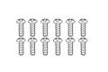 Linsenkopfschraube 2,6x8 mm s