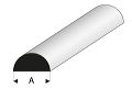 ASA Halbrundstab 6x1000 mm