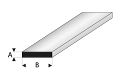 ASA Vierkantstab 2x7x1000 mm