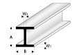 ASA H-Profil 2,5x2,5x1000 mm