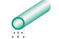 ASA Rohr transparent grn 2x3